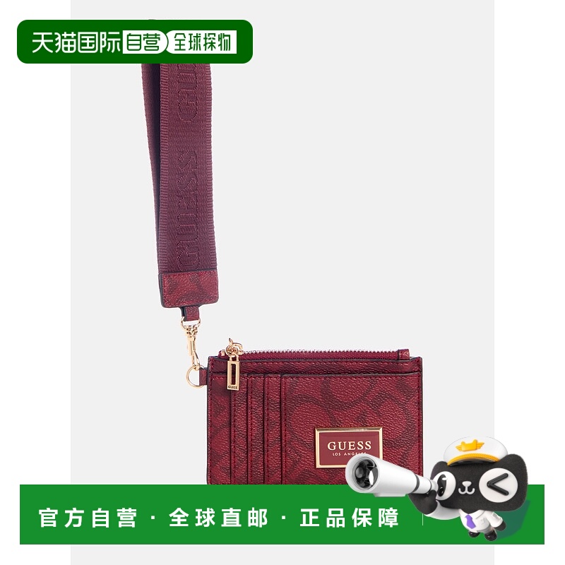 自营guessAbree G Logo Card Case Wristlet - bucr 美国奥莱直发