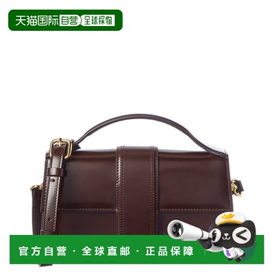 自营Jacquemus Bambino Leather Shoulder Bag - brown 美国奥莱