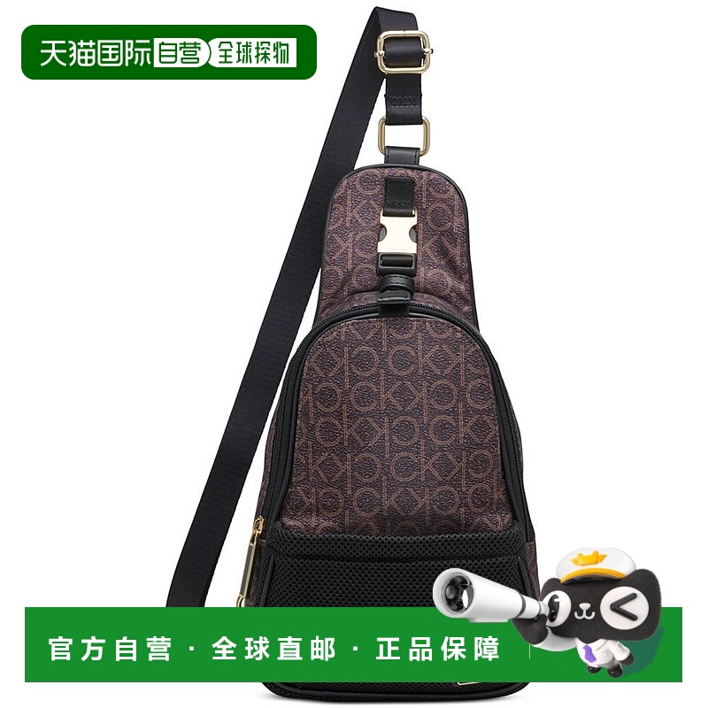 【美国直邮】Calvin Klein/凯文克莱女士中号托特包拉链时尚百搭