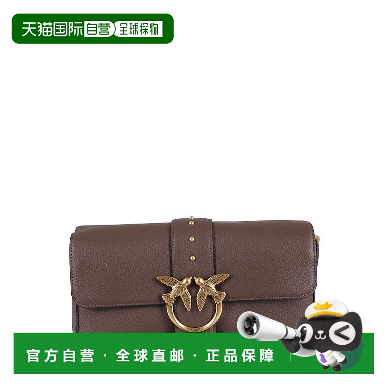 自营pinkoLove One Classic Slouchy Handbag - grey 美国奥莱直
