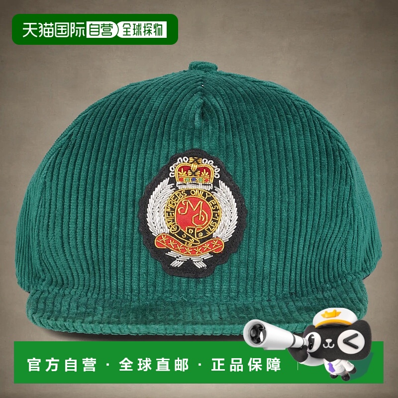 自营members only灯芯绒棒球帽-会员专用帽徽-绿色 美国奥莱直发