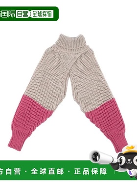 1h可退 【美国直邮】MONNALISA 女士高领针织毛衣 Shrug 意大利制