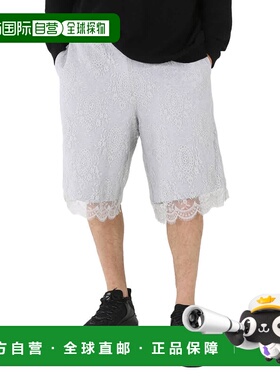 自营 Burberry男式浅石灰色Chantilly Drawcoard短裤-浅石灰色 美