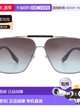 自营Marc Jacobs Grey Blue Gradient Navigator Men's Sunglasse