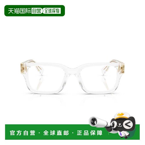 自营miu miu/缪缪0mu 02yv Transparent Acetate Square Frame Ey