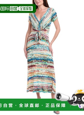 自营ALDO MARTINS Dunia Midi连衣裙-蓝色 美国奥莱直发