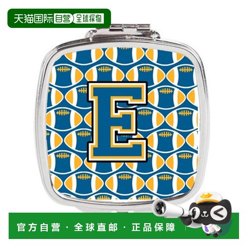 自营 Carolines Treasures CJ1077-ESCM 字母 E 足球蓝色和正品