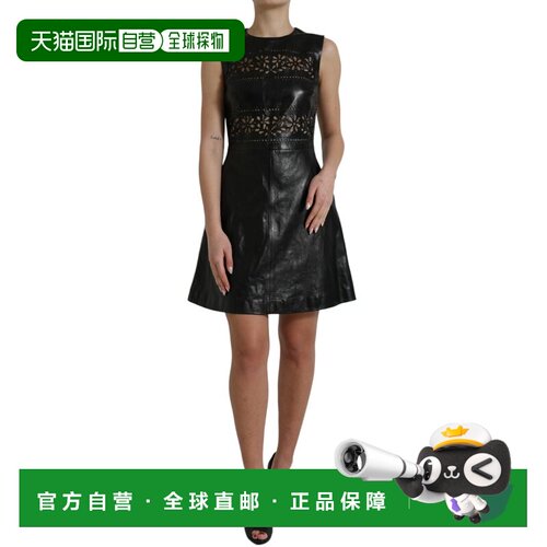 自营Valentino Shiny Nylon Cut Out A-line Mini Women's Dress