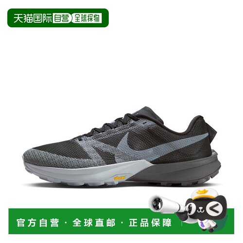 自营nikeMen's Kiger 10 Trail Running Shoes - black 美国奥莱