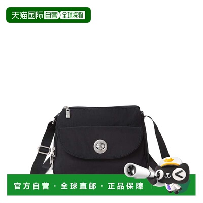 自营 baggallini Cali 斜挎包 - 黑色 美国奥莱直发单肩包手提包