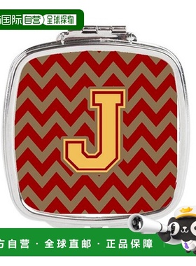 自营 Carolines Treasures CJ1048-JSCM 字母 J 雪佛龙石榴正品