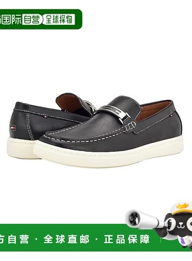 自营Tommy Hilfiger Role Loafers Black Moc Toe Slip On Casual