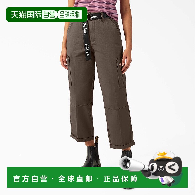自营 Dickies Women's Relaxed Fit Cropped Cargo Pants - mushr