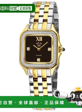 自营GV2 Milan Women's Two toned IPYG 316L Stainless Steel, B