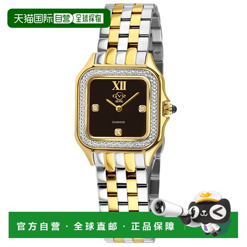 自营GV2 Milan Women's Two toned IPYG 316L Stainless Steel, B