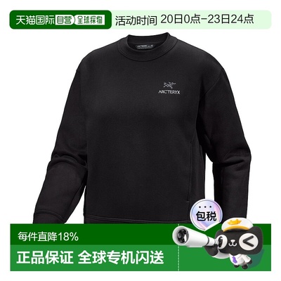 加拿大Arcteryx始祖鸟EMBLEM FLEECE女士圆领卫衣