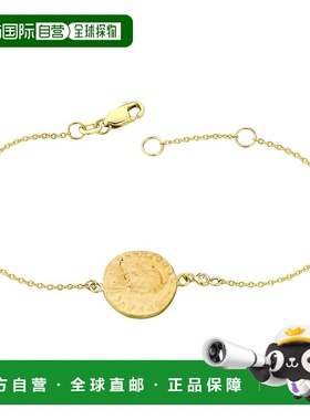 自营 ariana rabbani硬币和钻石手链 黄金 - 黄色 美国奥莱直发