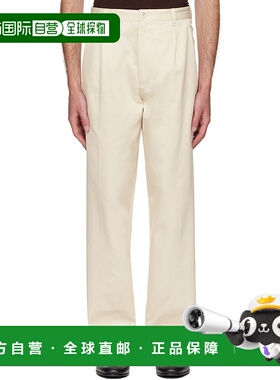 1h可退 香港直邮潮奢 BOSS 波士 男士 灰白色 Relaxed-Fit Croppe