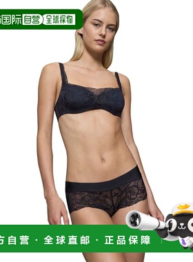 自营triumphBody Make-up Illusion Lace Balconette - black 美