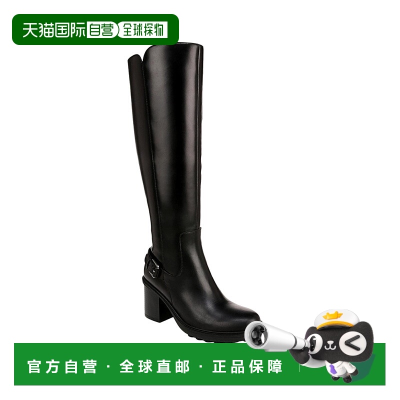 自营Vionic Trabuco Knee High Boots Black Leather  TRABUCO-BL