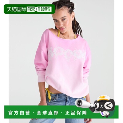 自营aeropostaleAiropostale Roxy Hibiscus ombr e 露肩运动衫-6