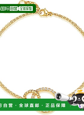 自营liv oliver18k 金互扣式手链 - 金 美国奥莱直发