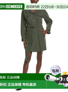 自营Weekend Max Mara Brioso Wool-Blend Mini Dress - green 美