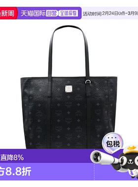 香港直邮MCM ToniVisetos女士中号双面印花手提包单肩包MWPAATN03