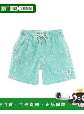 自营endless summer无尽夏日Volley游泳短裤-蓝色 新款 美国奥莱