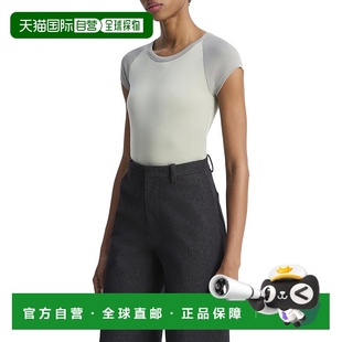 美国奥莱直发 蓝色 自营Vince Raglan拼色T恤