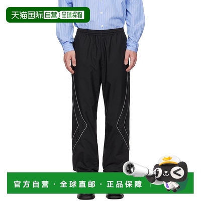 1h可退 香港直邮潮奢 John Elliott 男士 黑色拼接运动裤 F204F14