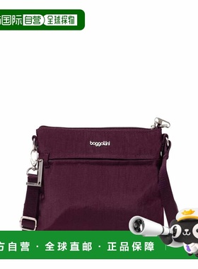 自营baggallini Women's Securtex Anti-Theft Memento Crossbody