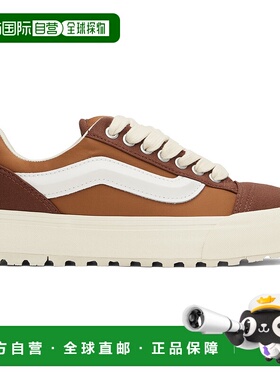 1h可退 香港直邮潮奢 Vans 范斯 男士 棕色 Knu Skool Mte-1 运动