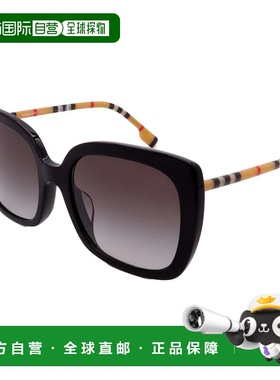 自营 BURBERRY太阳镜BE4323F-38538G-56-20-140非偏振-黑色 美国