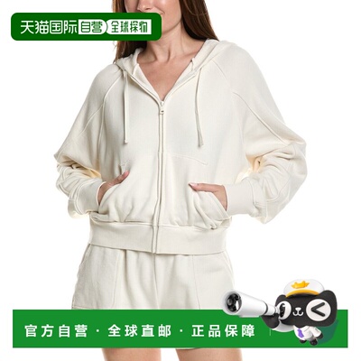 自营Beyond Yoga Cali Zip Up Hoodie - white 美国奥莱直发