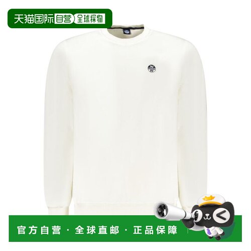 自营North Sails Cotton Men Men's Sweatshirt - white 美国奥莱
