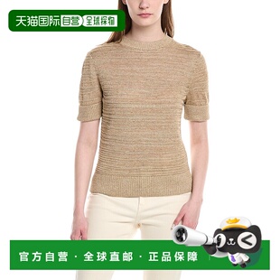 自营 lafayette 148 new yorkLafayette 148纽约裁剪亚麻混纺毛衣