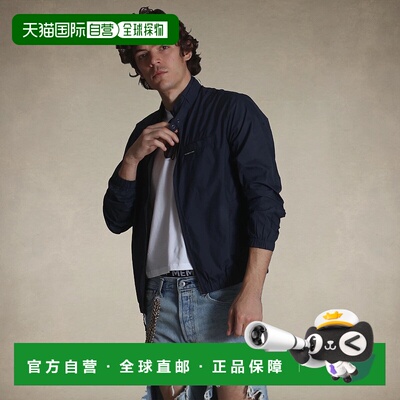 自营 members onlyMen's Windbreaker Packable Jacket - navy 美