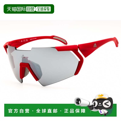 自营adidasSP0064 66C闪亮红色/烟雾镜-闪亮红色 美国奥莱直发