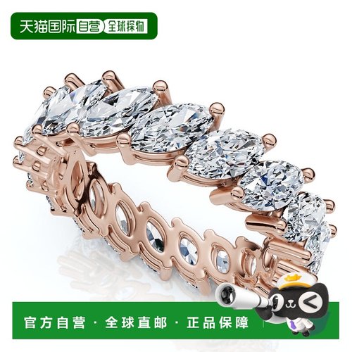 自营 pompeii33Ct Marquise Diamond Eternity Ring 14k Gold Lab