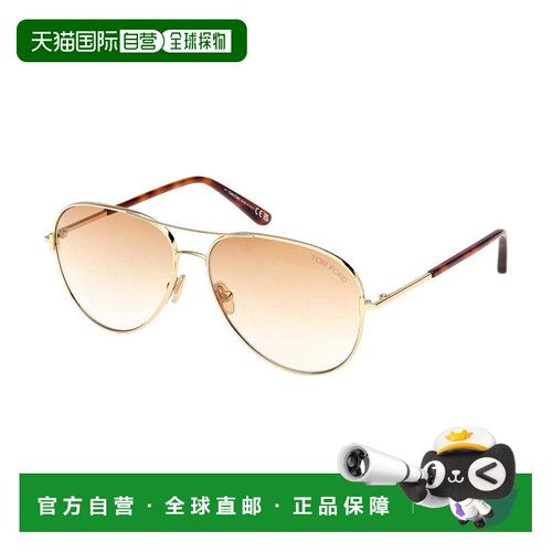 自营tom fordFT0823 30F Shiny Deep Gold/Blonde Havana/Brown G