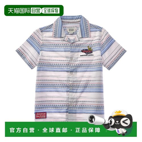 自营scotch & soda苏格兰苏打多比衬衫-灰色 美国奥莱直发