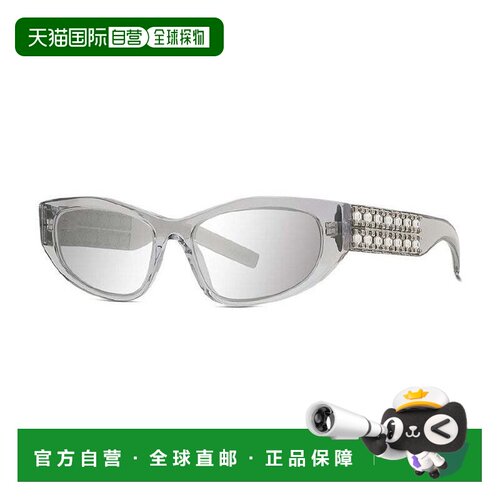 自营givenchyGV40078I 20C透明/银色带螺柱/银色镜面-透明/银色带