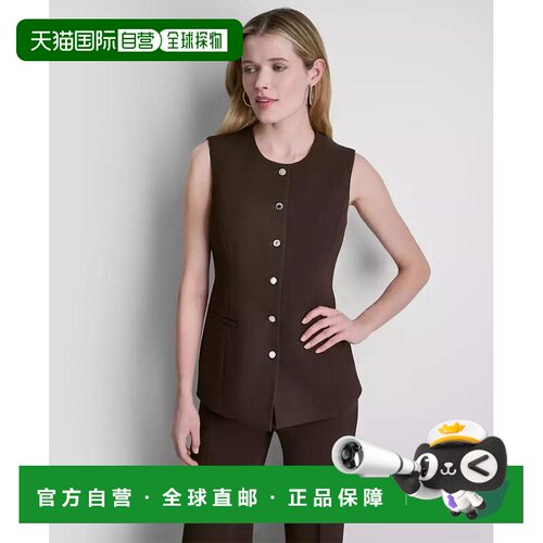 1h可退 【美国直邮】dkny/唐可娜儿 女士 背心马甲