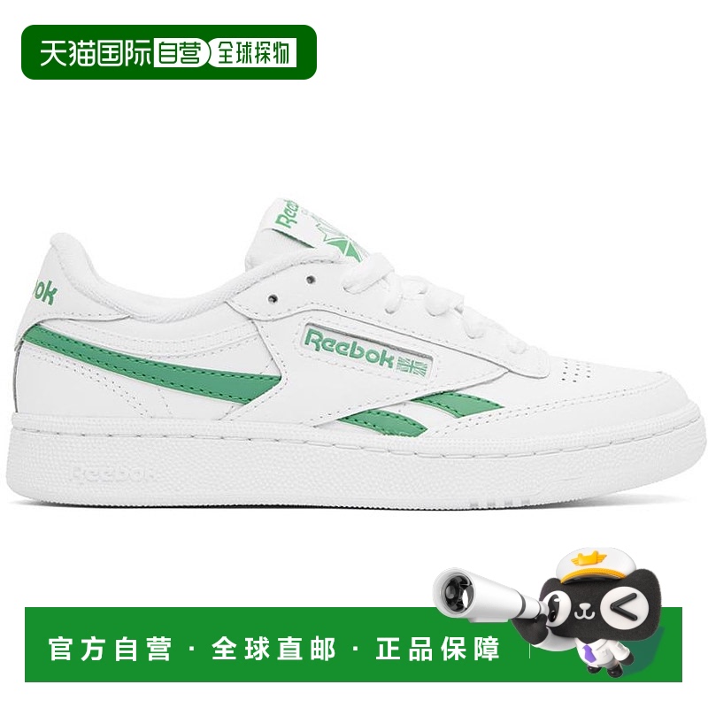 1h可退 【美国直邮】Reebok Classics 白色和绿色 Club C Revenge