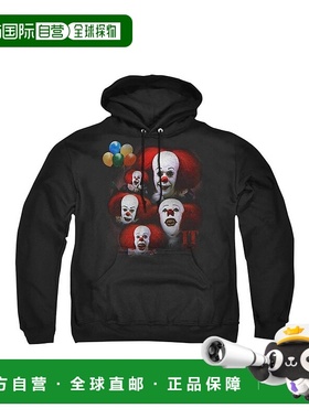 自营 gildanPennywise 的 Many Faces 成人套头连帽衫 - 黑色 美