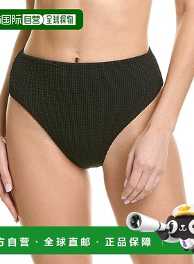 自营WeWoreWhat Emily 比基尼泳裤 - 黑色 美国奥莱直发性感