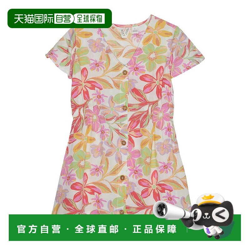 1h可退 【美国直邮】Roxy Kids|Another Song 纽扣溜冰裙（小童/