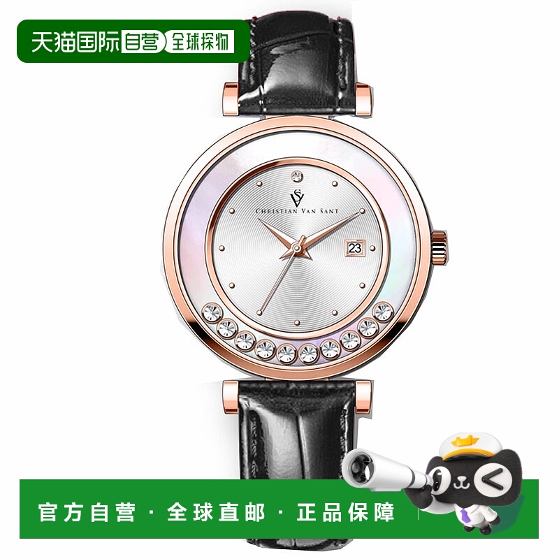 自营Christian Van Sant Women's Bria Silver Dial Watch - silv