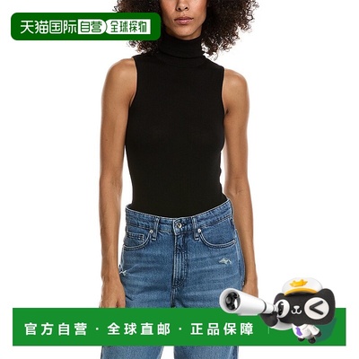 自营Bardot Roll Neck Bodysuit - Black 连体衣性感美国奥莱直发